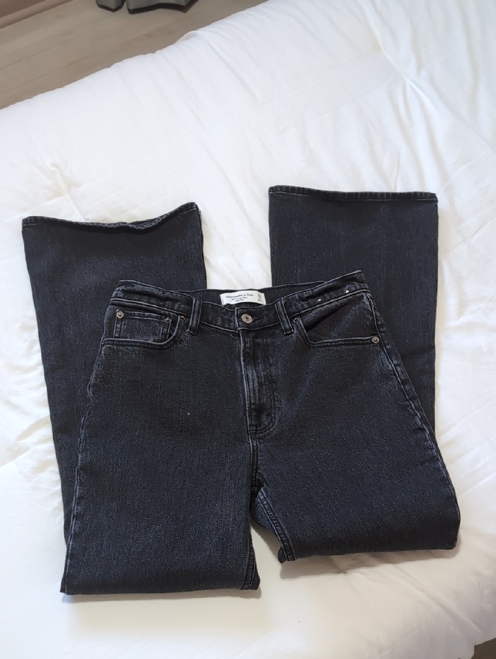 Abercrombie & Fitch Black Flare Jeans